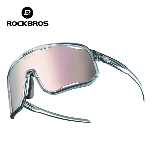 ROCKBROS gafas de bicicleta UV400 fotocromáticas/polarizadas gafas de sol 3 lentes al aire libre MTB gafas de ciclismo de carretera gafas