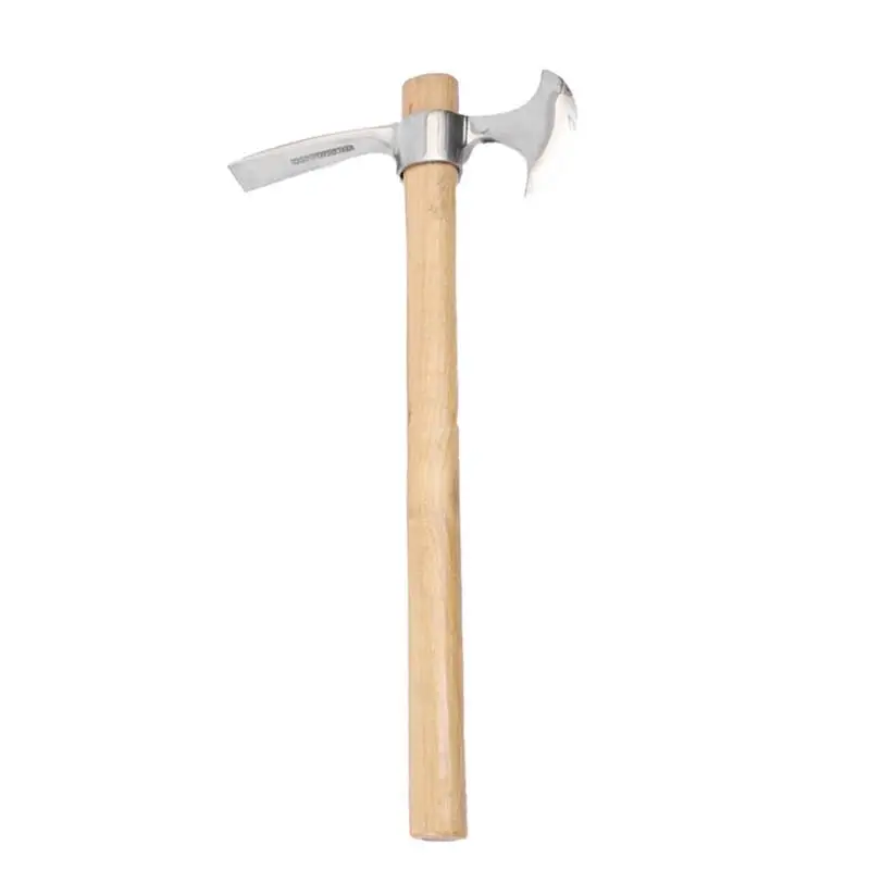 Pick Axes For Digging Stainless Steel small Pick Axe 2 In 1 Efficient Hand Pick Axe With Handle Multifunctional Garden Pick Axe