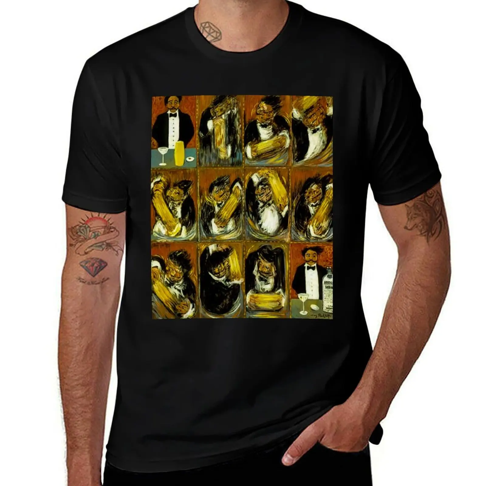 Guy Buffet - Making Of A Great Martini T-Shirt High Elasticity Sports T-Shirt