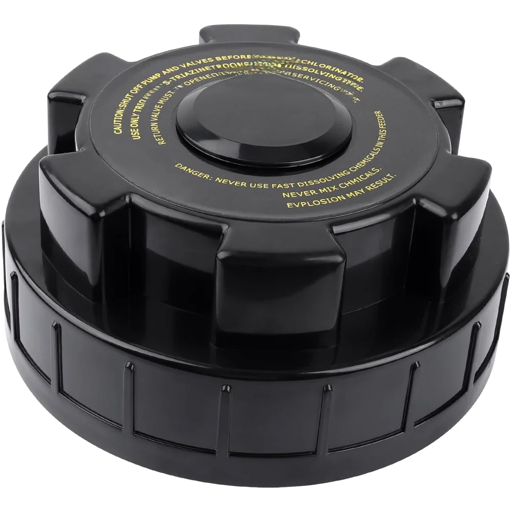 Replacement Cap for HAYWARD CL100 CL200 CL220 Automatic Chlorinator Feeder Cover PVC Sealed Lid with Gasket Set