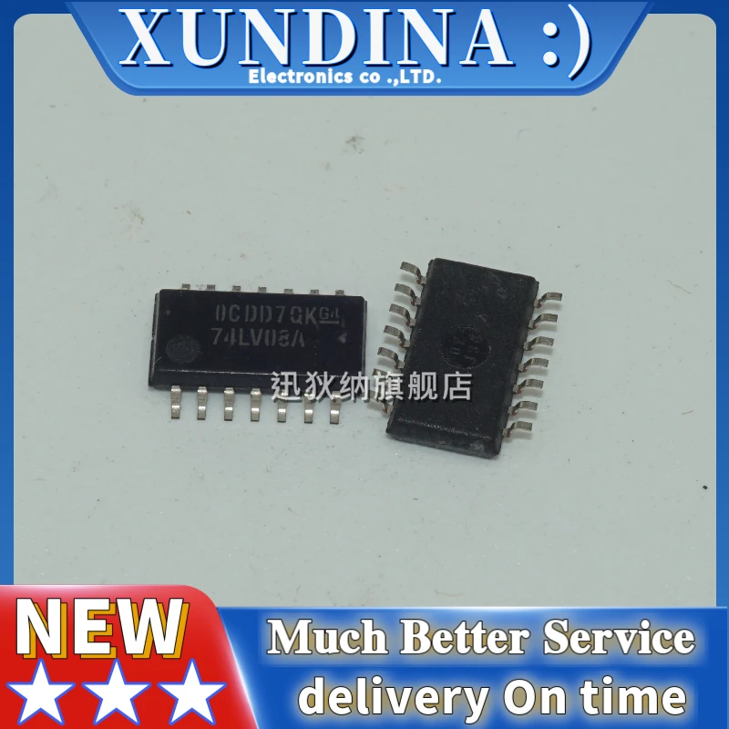 10PCS/LOT 74LV08A  SOP14  new and original IC