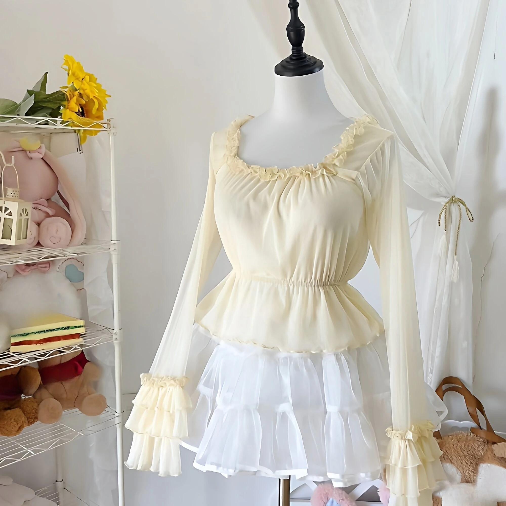 Japanese Sweet Lolita Blouses - огляд і ціна Summer Goth Clothing