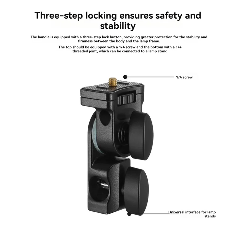 A73E-Camera Light Stand Adapter Mount Bracket With 1/4Inch Screw For Ad100pro AD200 AD200PRO AD300PRO