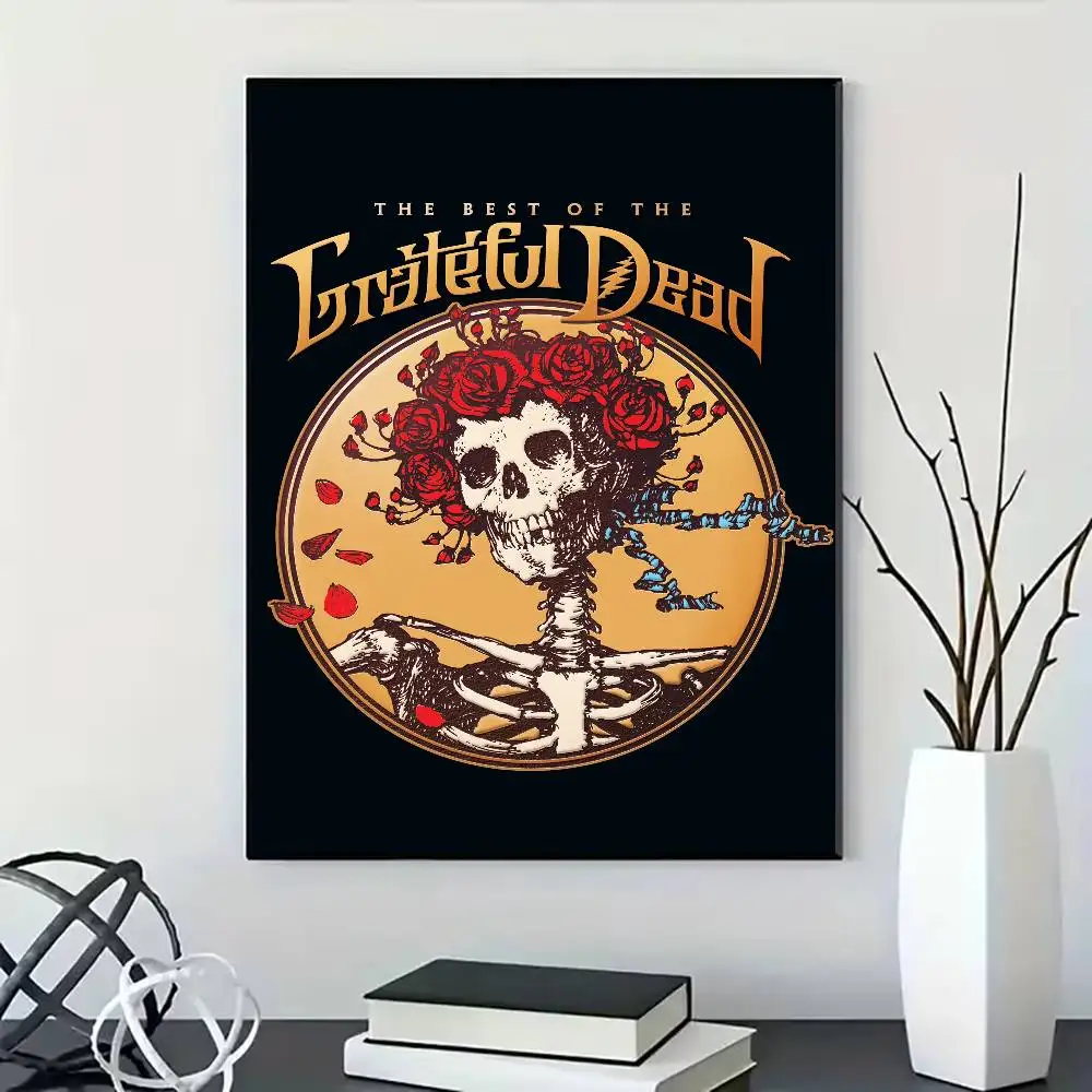 G-Grateful Dead Poster for Living Room, Bedroom, Office, or Bar, Frameless, Indoor Use, Bedroom Wall Art.