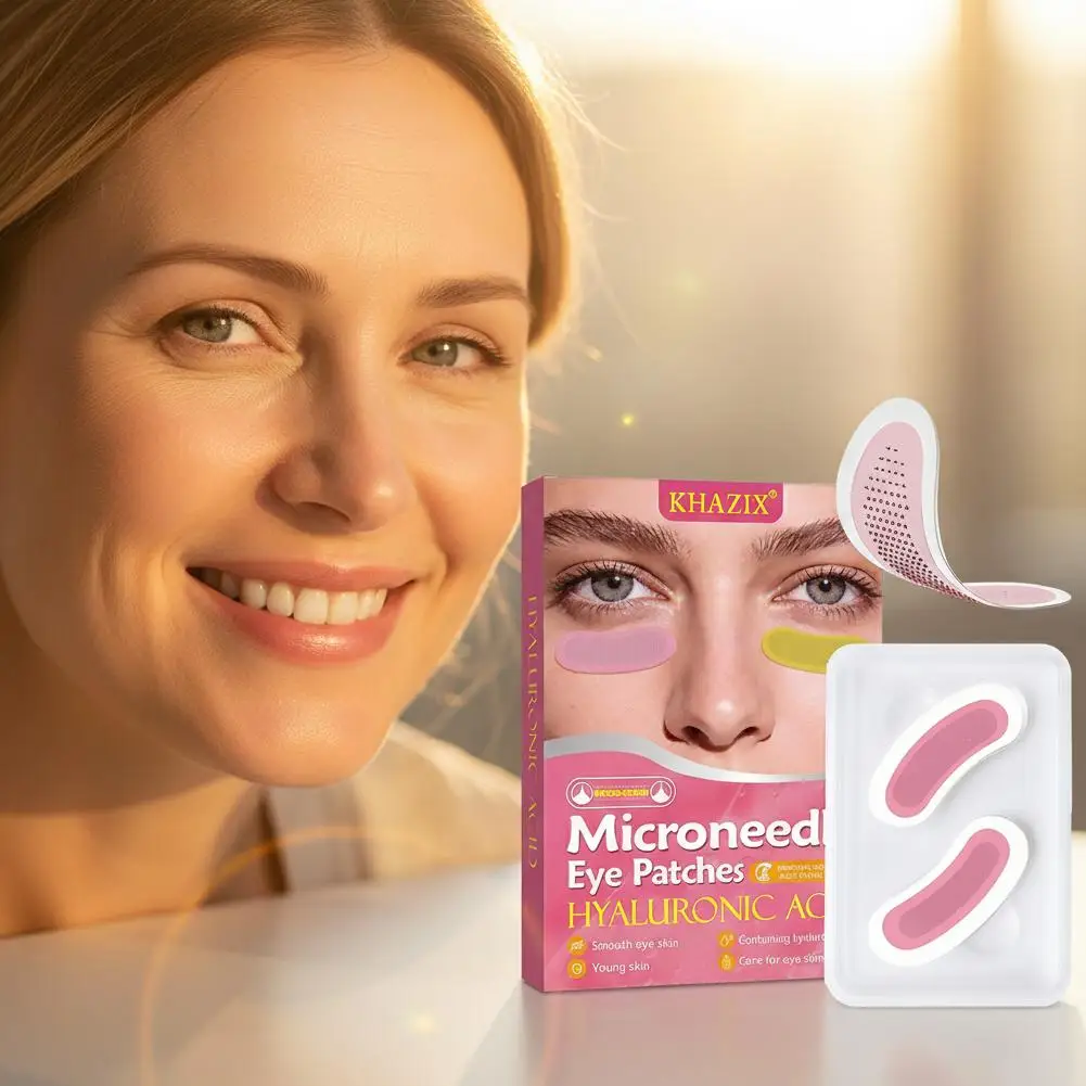 2026 0.2MM Soluble Microneedle Eye Patches Mask Korean Skin Care Hyaluronic Acid Micro-needle Eye Patch Moisturizing Eyes Mask