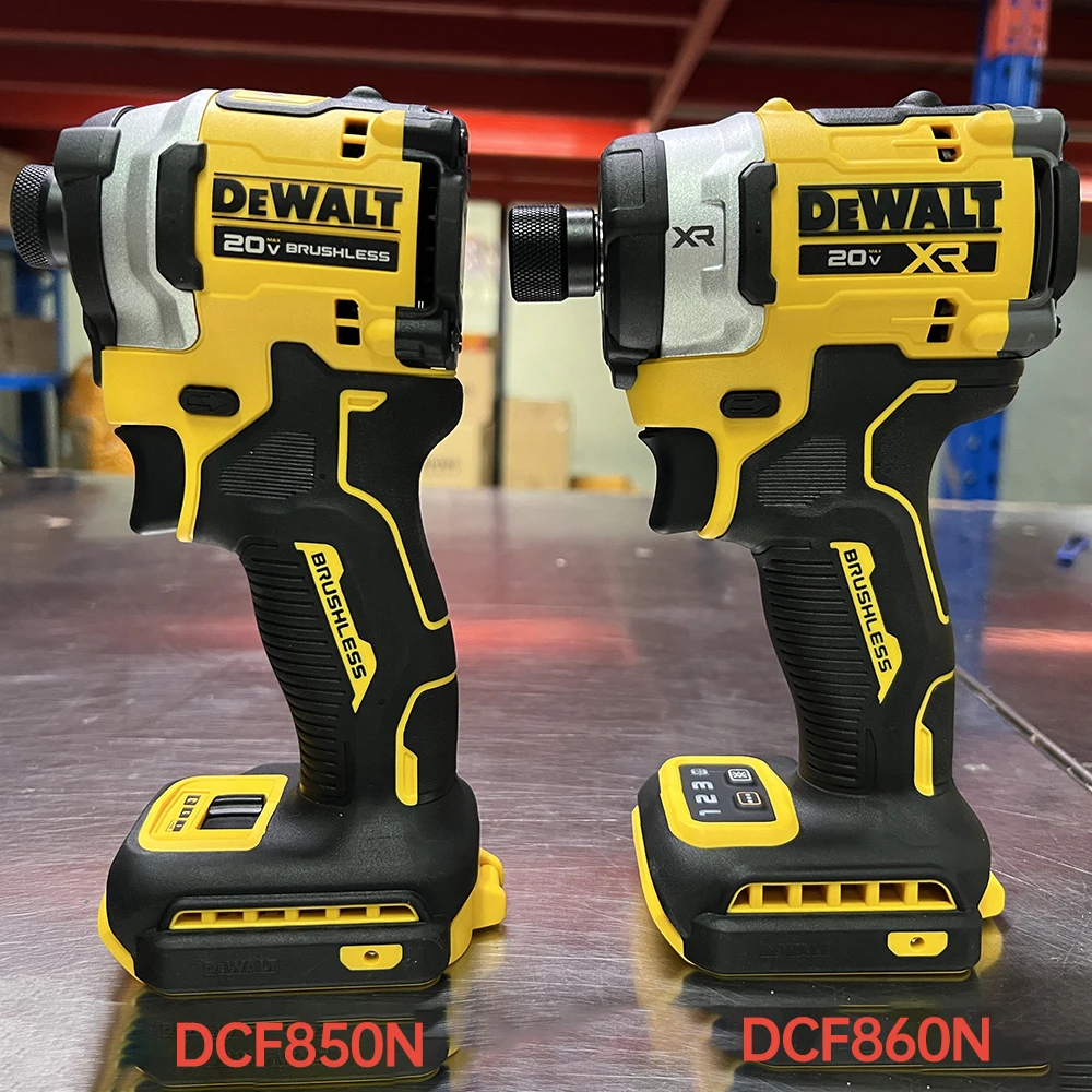 DEWALT DCF860N 20V Cordless Impact Driver 282NM Electric Drill  Brushless Motor 3800RPM Rechargable Drill Driver Power Tools