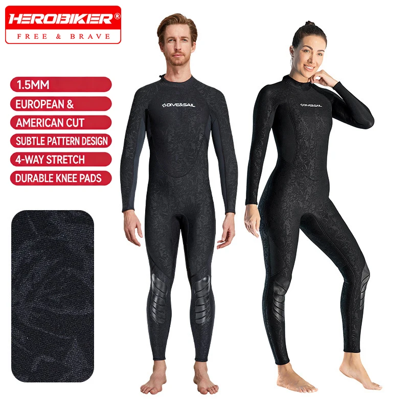 

3mm Premium Neoprene Wetsuit for Men and Women Perfect for Scuba Diving Snorkeling and Water Sports Long Sleeve Diving Clothing