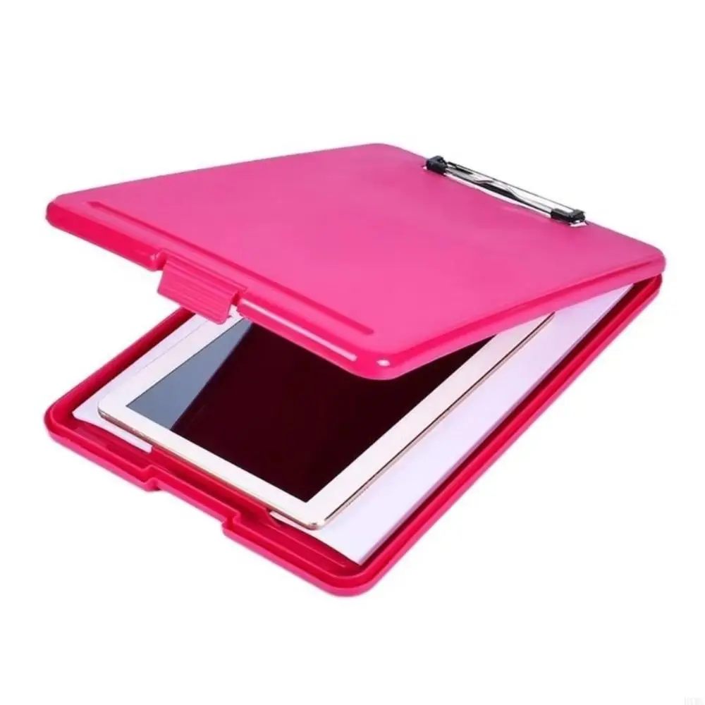 Plastic File Organizer Waterproof a4 Size Multifunctional File Folder Large Capacity with Clipboard File Folder with Clipboard