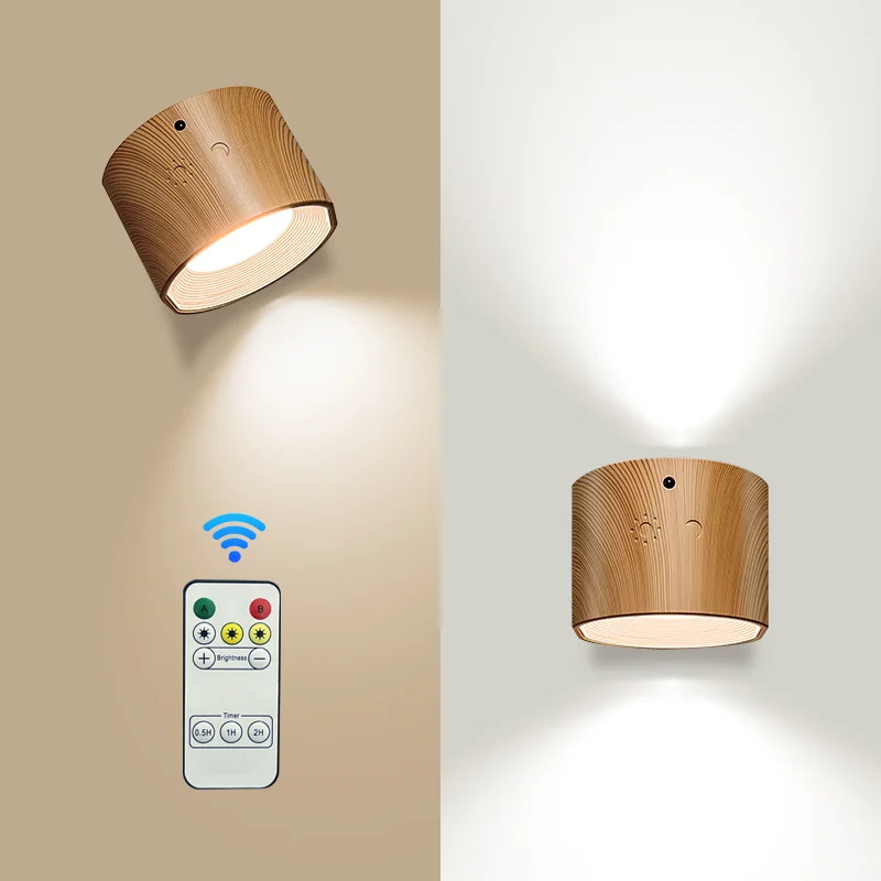 led recarregavel wall sconces luz com carregamento usb toque controle remoto alimentado por bateria 01