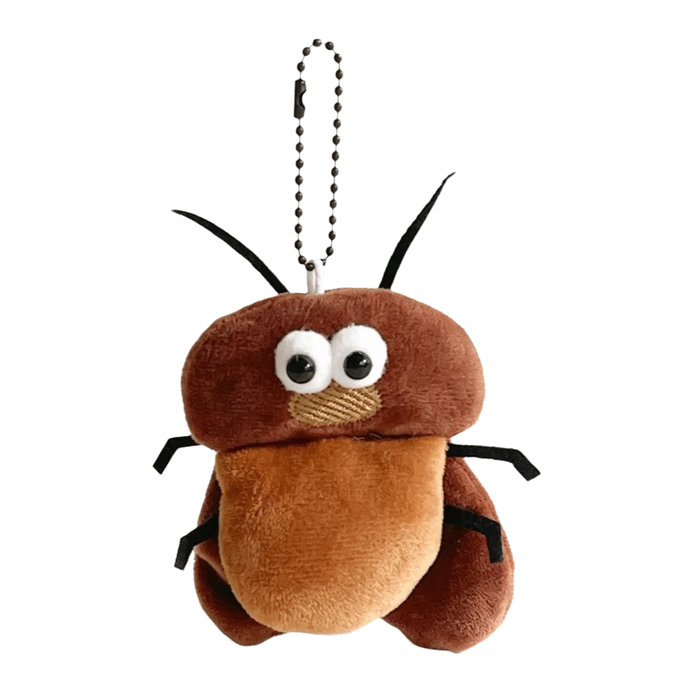 Key Ring Mosquito Insect Pendant Cockroach Hanging Ornaments Backpack Charm Fly Decoration Insect Series Keychain Party