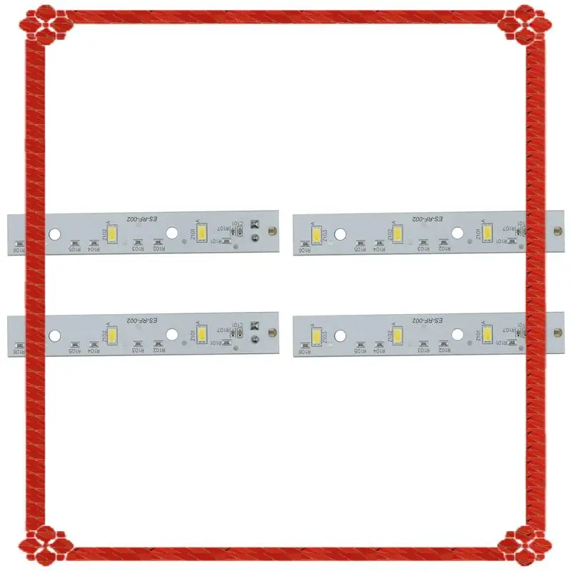 24-Hour Delivery 4Pcs WR55X26671 LED Light Compatible For GE Refrigerators LED Light Replace PS11767930 AP6035586 4468532 EAP117