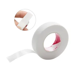 50pcs Eyelash Extension Tape Makeup Breathable Anti-allergy Easy to Tear Micropore Tape Professional Lashes Tape White