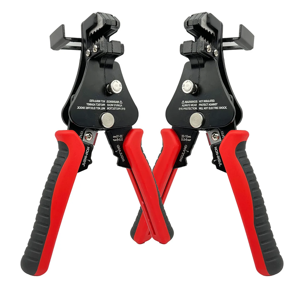 Multifunctional Wire Stripper Stripping Range 0.8-8mm AWG18-8 With Thread Trimmer & Terminals Crimping Pliers Electrician Tools