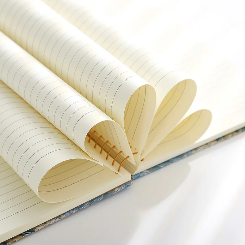 B5 Notebook Thickened Extra Large Oil Painting High School Coil High Beauty Notebook Unique Stationery Planner Student Gift Offi