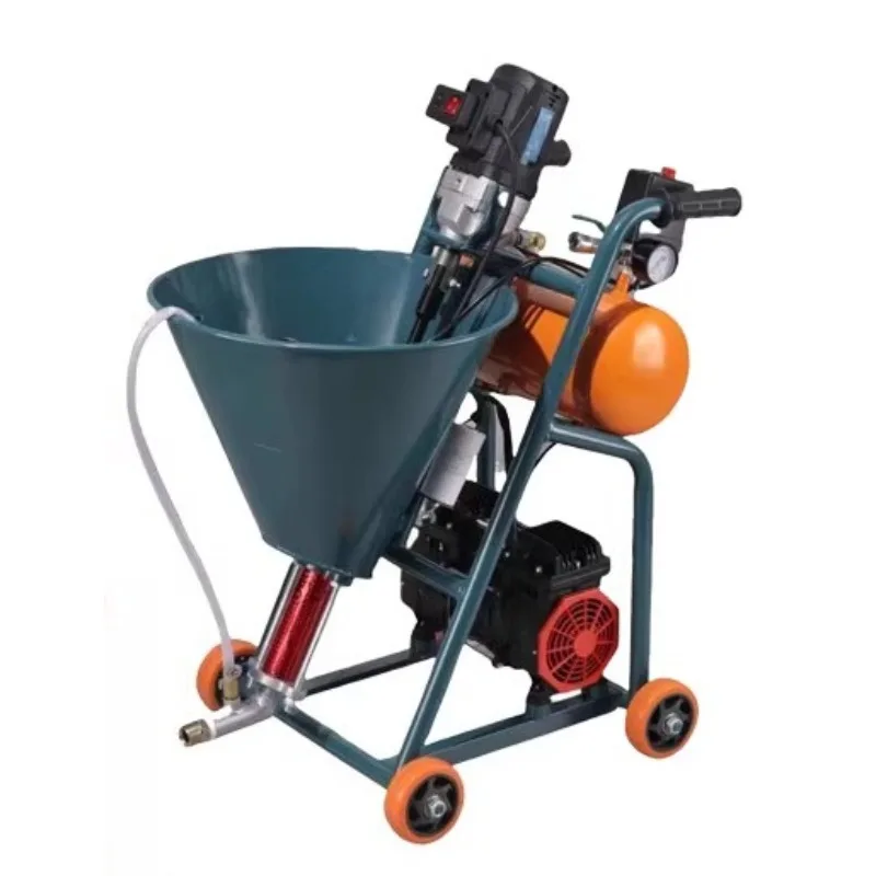 Multifunctional Electric Cement Slurry Putty Powder Waterproof and Fireproof Real Stone Paint Spraying Machine