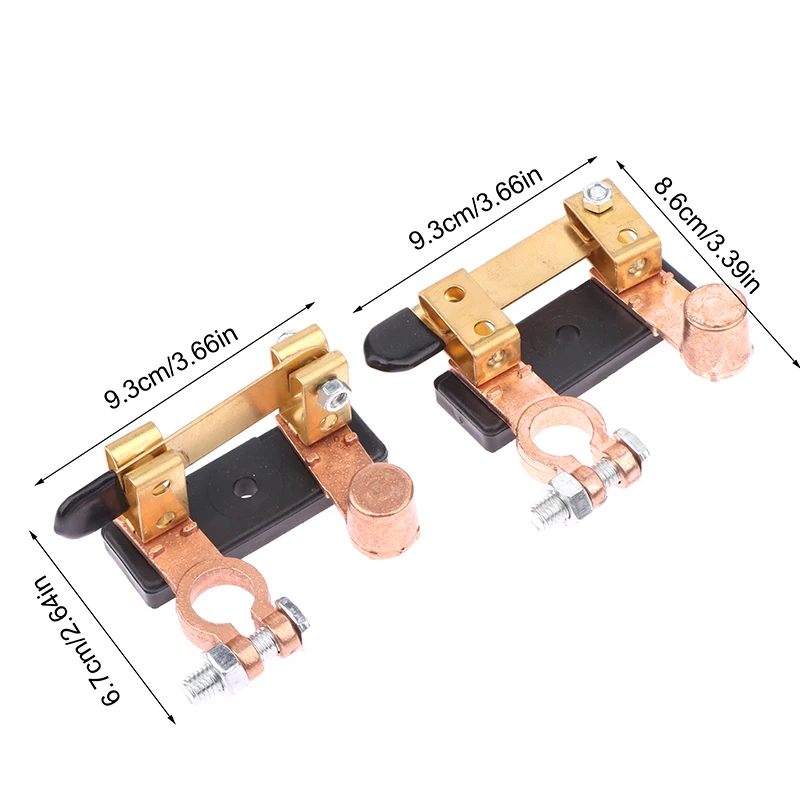 Pequena Faca Tipo Carro Bateria Power Off Switch com Chave, Fonte de Alimentação, Interruptor Principal, Clipe de Bateria, Anti-Vazamento, Auto Peças