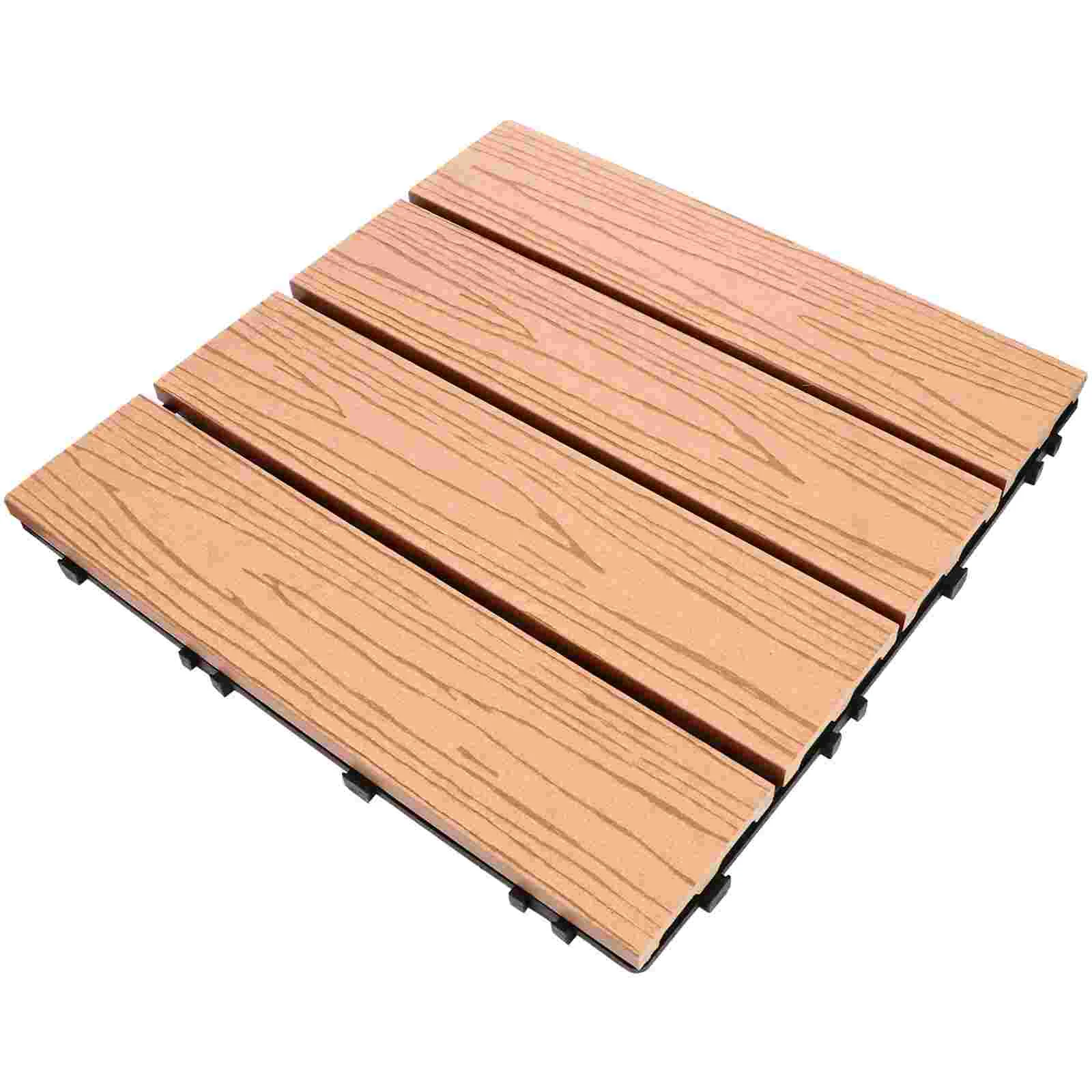 

Wood Plastic Composite Floor Splicing Flooring Decor Carpet Material Outdoor Matching Practical