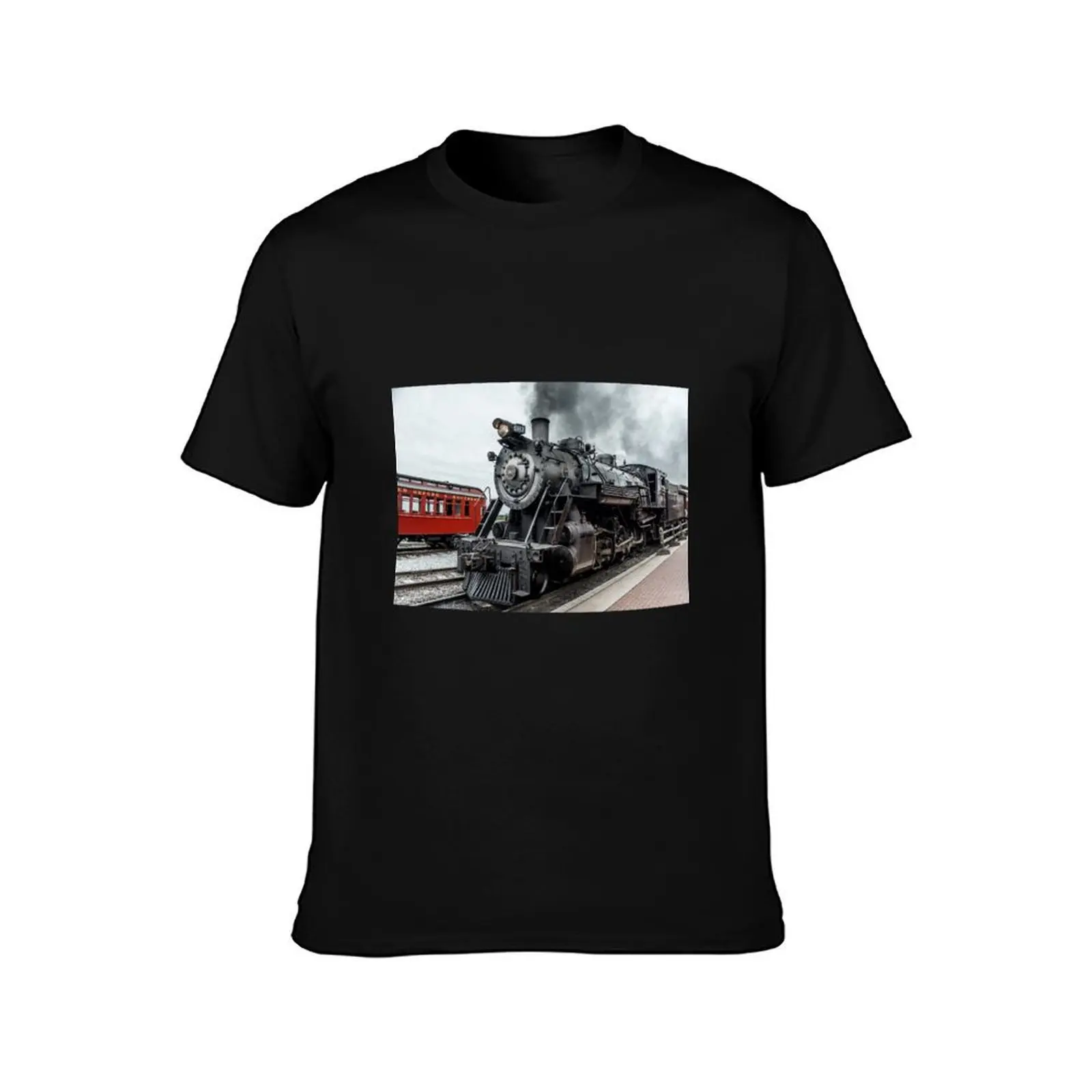 Strasburg Locomotive T-Shirt t shirts for man pack cotton T-Shirt