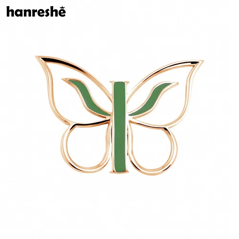 Hanreshe-broche clásico de mariposa Psi para psicología, alfileres, insignia de solapa esmaltada médica, regalo de joyería para psicólogo, médico y enfermera