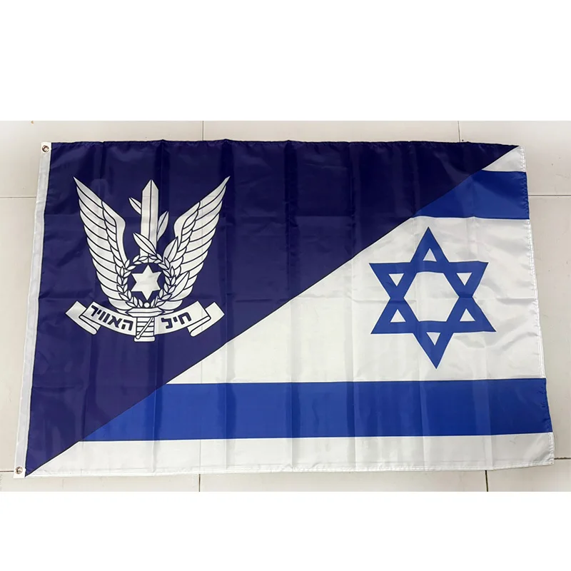 

Флагбан с гербом Израильских ВВС 100x150 см, размер ILFL009