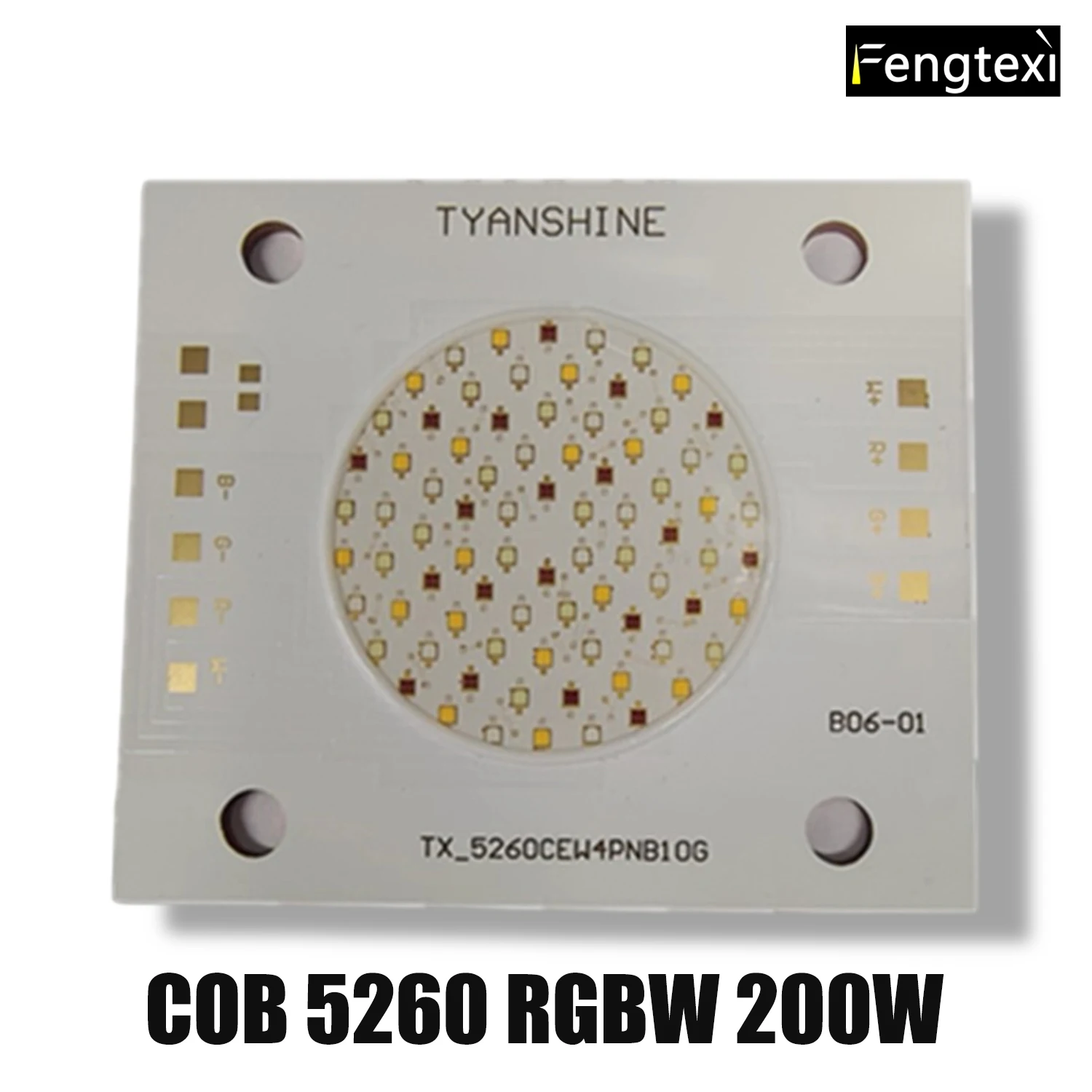 

COB 5260 RGBW 4-в-1 200 Вт светодиодные бусины для заполняющих светильников для кино и телевидения и сценических движущих фар