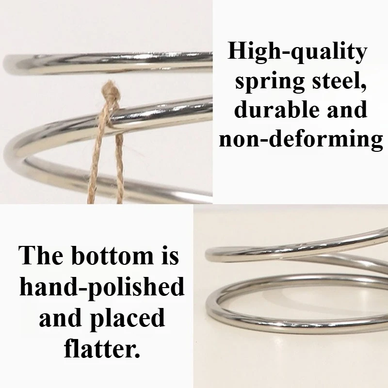 Morden Plant Shelves Nordic Metal Spring Flowerpot Hanger Creative Design Balcony Pot Plant Holder Home Garden Furniture image 6