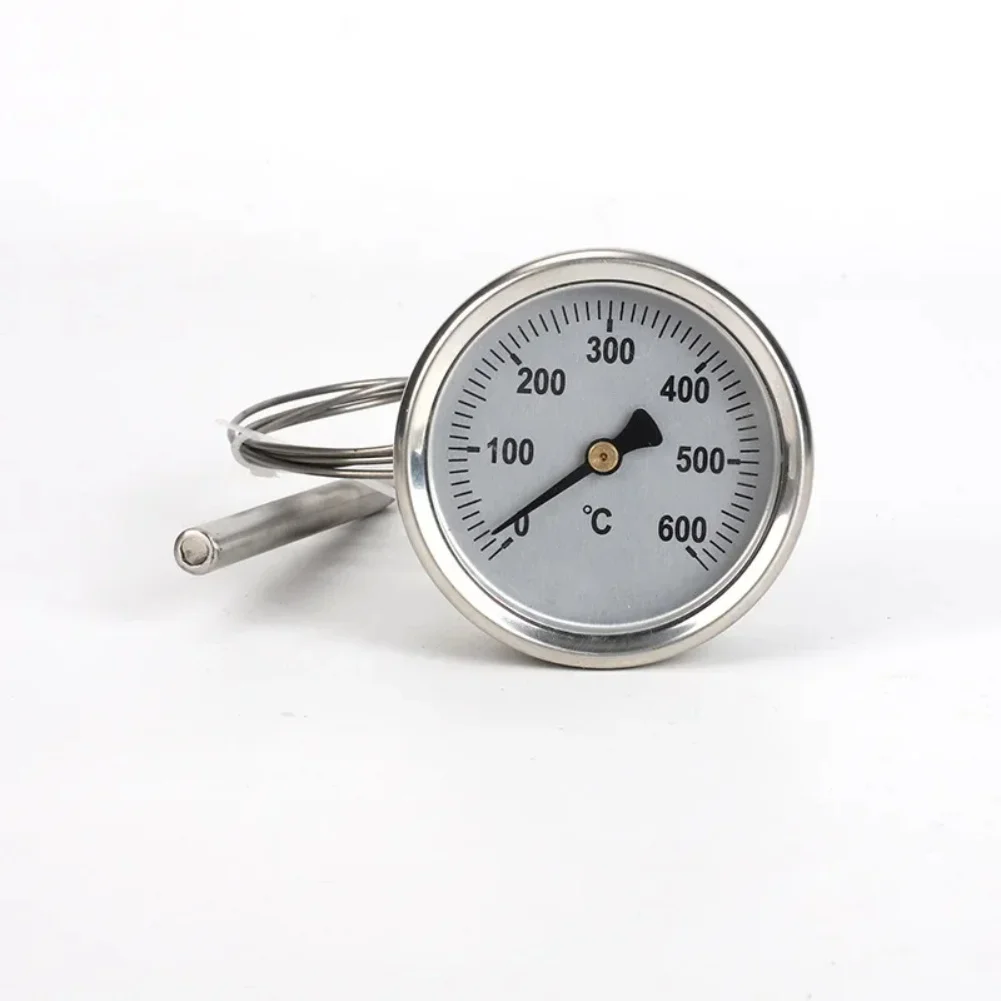 

Stainless Steel Oven Thermometer with Probe and Dial for Boilers For Ovens Accurate Temperature Measurement to Six Hundred