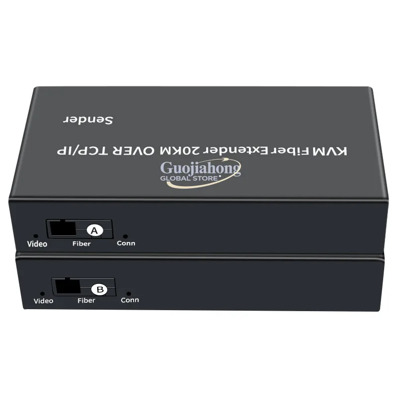 Fiber   KVM Extender 20km HD Optical Transceiver sc Fiber to   USB Extender