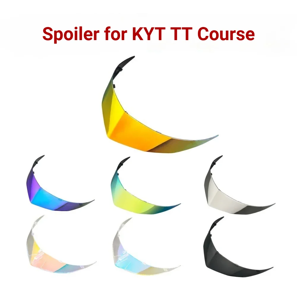 Large Rear Wing for KYT TTC TT Course Series Motorcycle Helmet Spoiler Aerodynamic Attachment Modification Racing Tail Extension