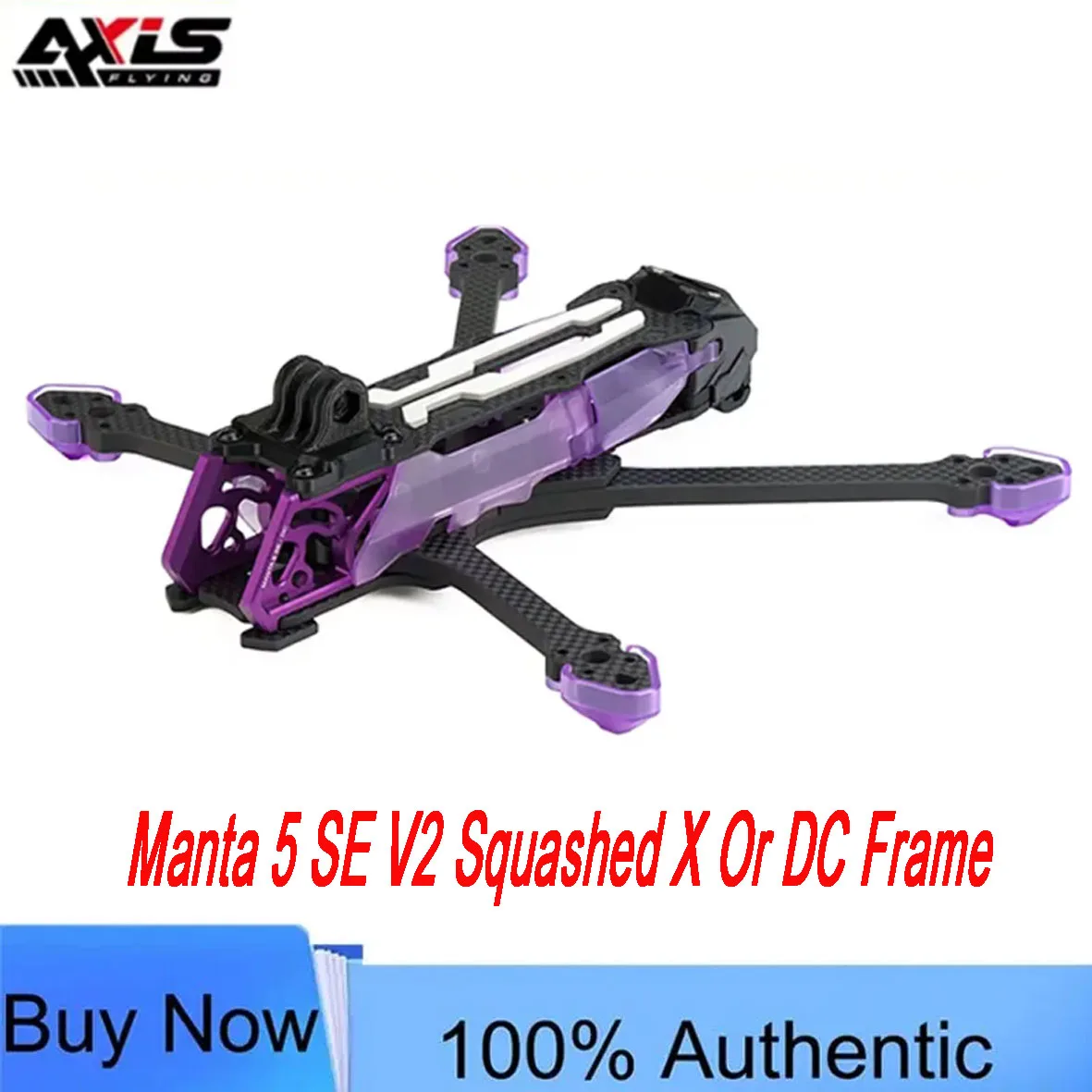 Axisflying Manta 5 SE V2 Squashed X Or DC Frame for Manta 5 SE FPV Cinematic Drone
