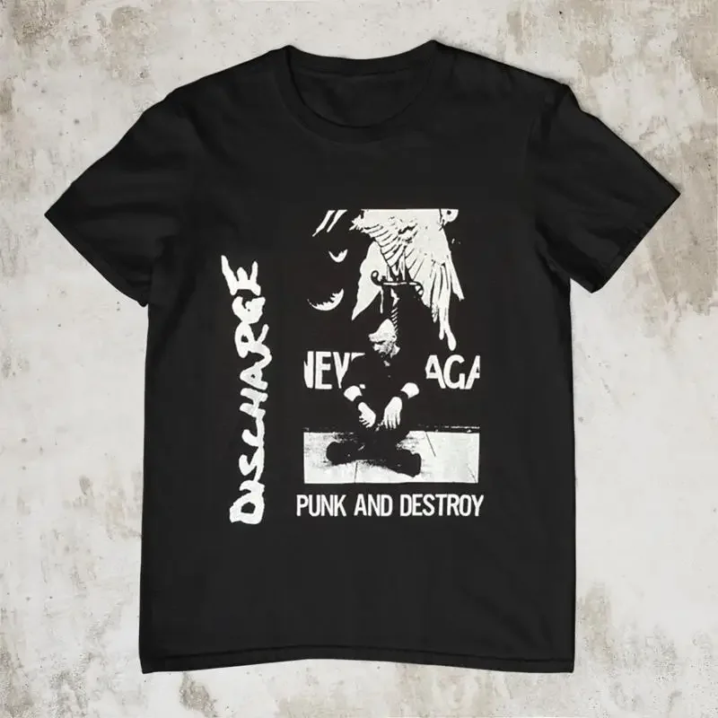 Discharge Äì Punk And Destroy For Fan Black All Size T Shirt