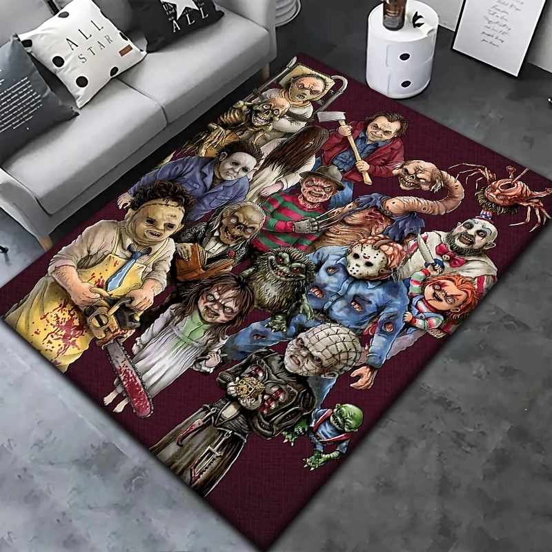 Horror Hollywood printed area carpet for children Living room Bedroom floor mat Kitchen mat Children's Bedroom Mat