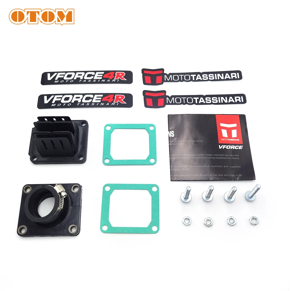 OTOM Motocycle Carbon Fiber Reed Valve VFORCE 4R MOTOTASSINARI For YAMAHA YZ85 YZ250 YZ250X SUZUKI RM250 ATV V-Force Reeds Block