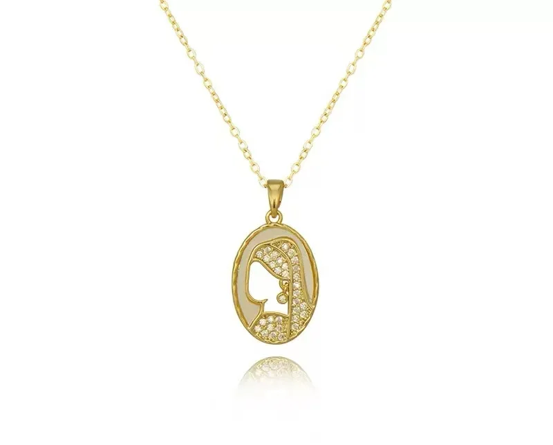 

Internet-famous trending titanium steel necklace designed by female designer, featuring pearl accents for a versatile and elegan