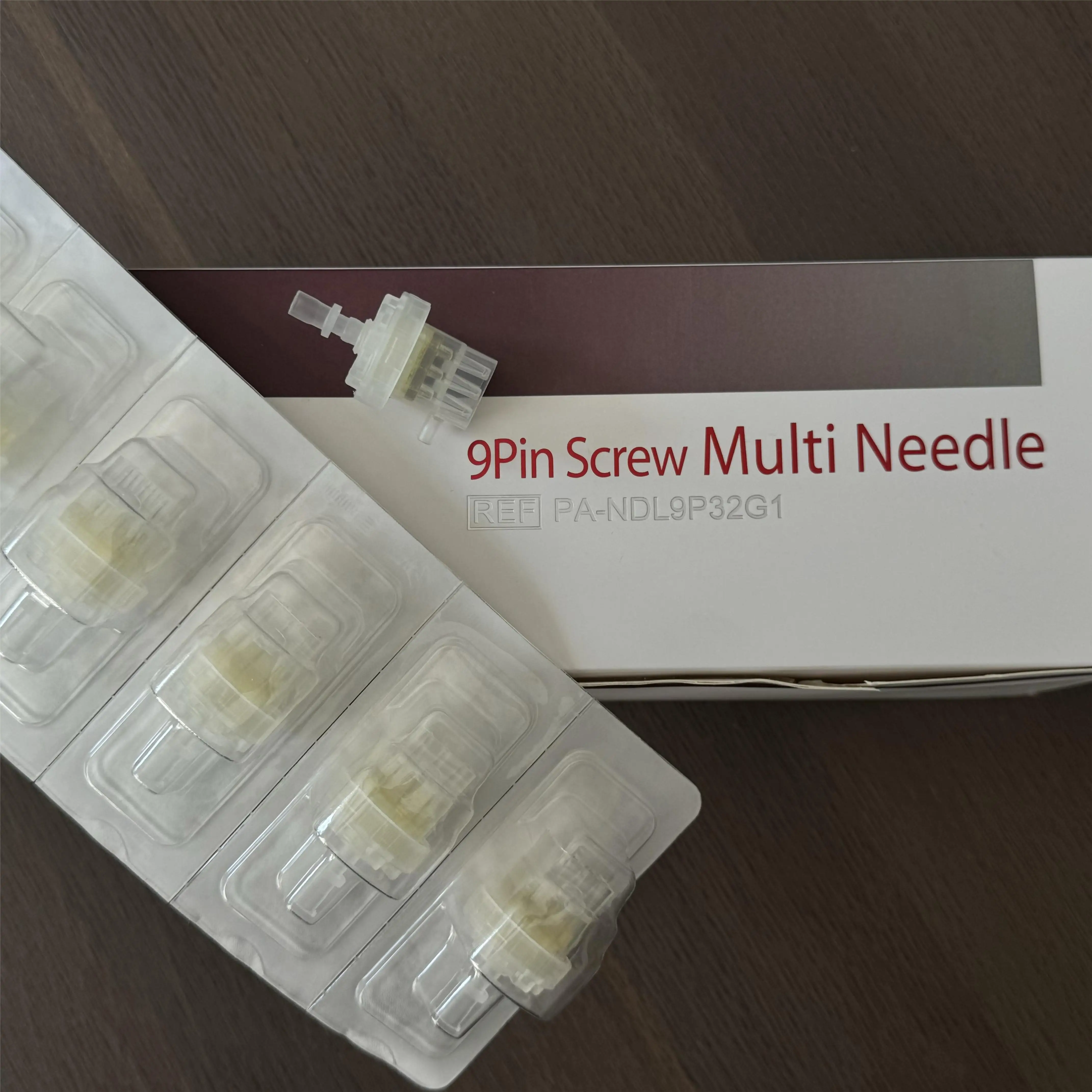 Korea Disposable 9 Pin 32g rystal Multi Needle Sterile Packaged Skin Elasticity Length Micro Needle