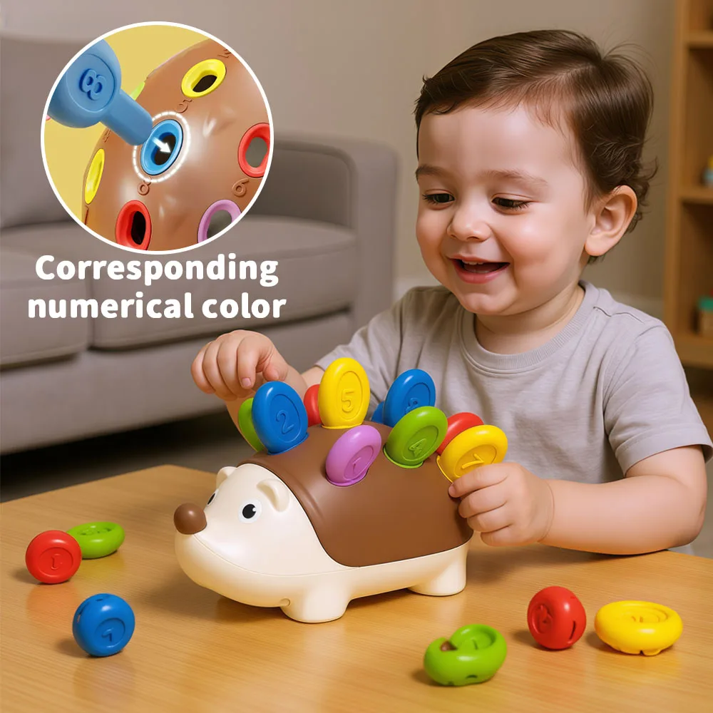 Игрушка-головоломка «Ежик Монтессори»