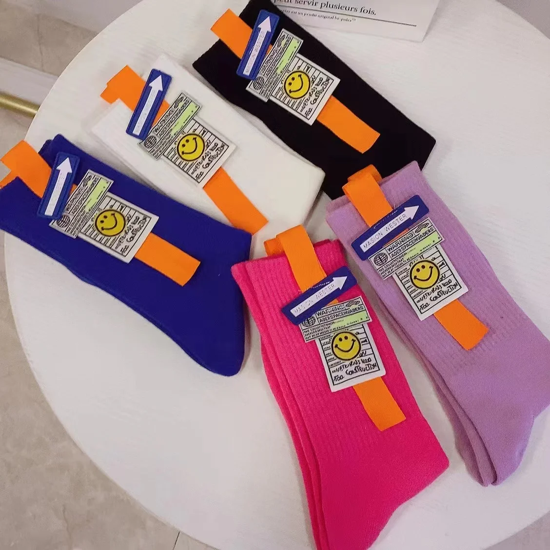 5Pairs Fashion Cotton Women Socks Comfortable and Breathable Ladies Socks