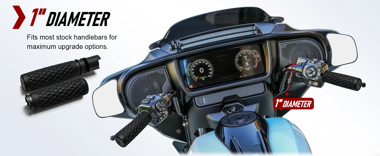 1"-Lenkergriffe für Harley 2023-Up CVO Street Road Glide, 2024-Up Street Road Glide, 2025-Up Street Glide Ultra und Softail – Detail 4