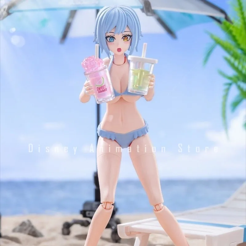 

In Stock Nuke Matrix Fox Hunt in Swimsuit Forest's Summer Vivienne Hayha Action Figure Mobile Suit Girl Machine Assemble Hobby