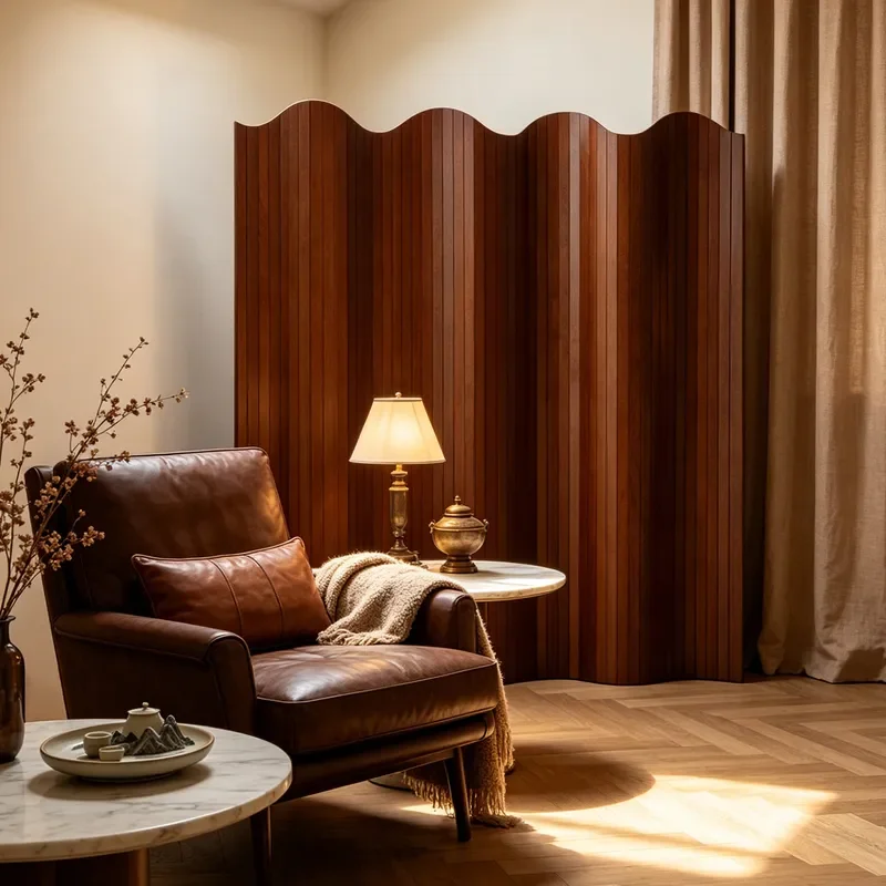 Retro Folding Room Divider Screen Luxury Art Partition for Living Room Entrance Hotel Home Decor Background Wall