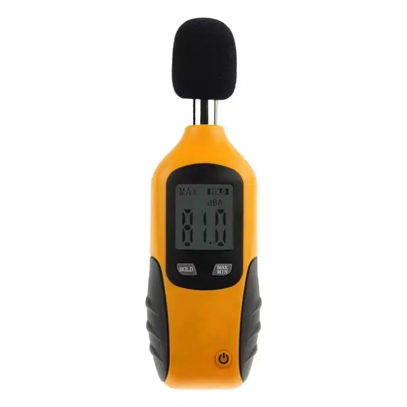 High Precision Decibel Meters Noise Testers LCD Display 0.1% Accuracy 31.5Hz-4kHz Frequency