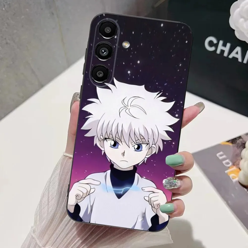 Killua Z-Zoldyck Phone Case For Samsung S24,S21,S22,S23,S30,Ultra,S20,Plus,Fe,Lite,Note,10,9,5G Black Soft Cover