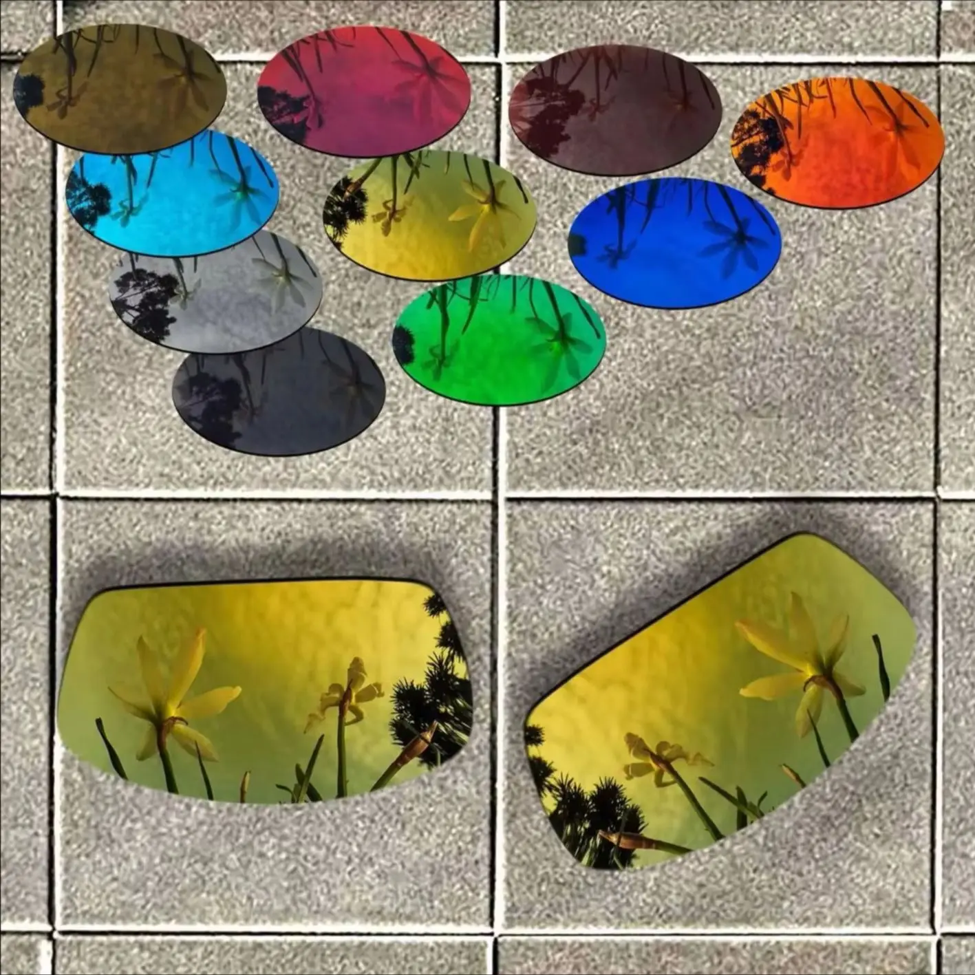 

100% Precisely Cut Polarized Replacement Lenses for-Oakley Square Whisker Sunglass Good Fitness - Varieties