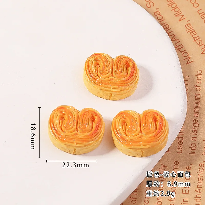 3 قطعة خبز صغير نخب دونات كعكة لفة الحلوى الغذاء المطبخ نموذج الراتنج لعبة Diy بها بنفسك اكسسوارات الكرتون محاكاة الغذاء اللعب المفاتيح