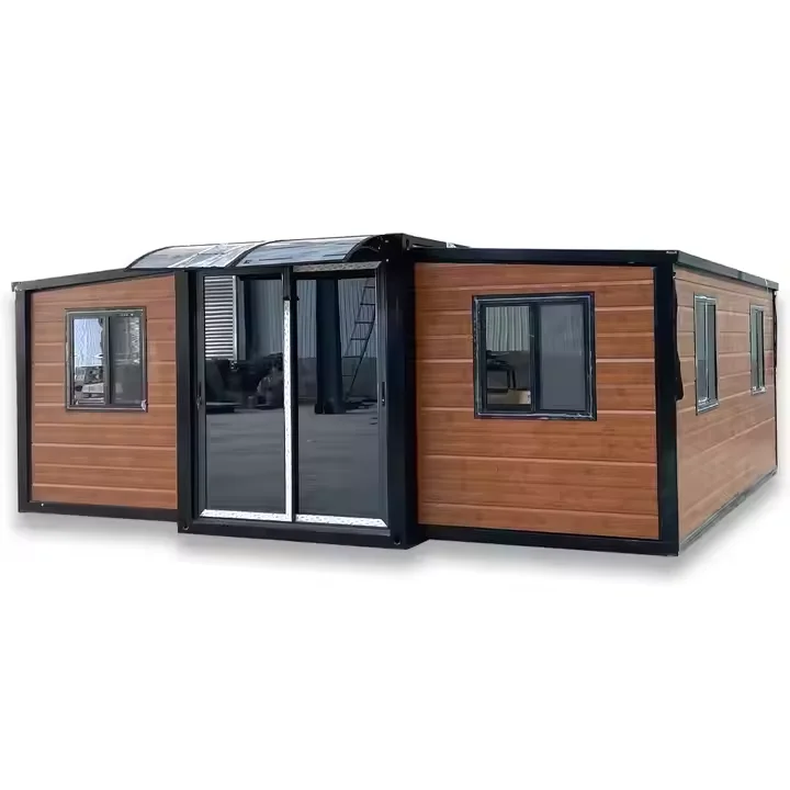 Casa Contenedor Expandible Prefabricada Moderna Personalizada de 40 y 20 Pies, Villa Prefabricada Aislada de 2, 3, 4 y 5 Dormitorios, Portátil