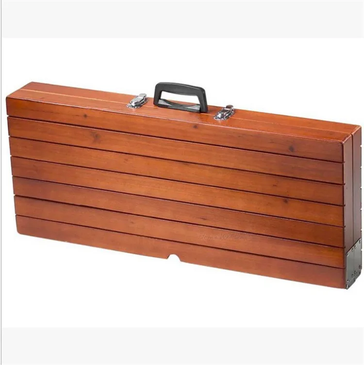 Mesas e cadeiras dobráveis de uma peça de madeira maciça ao ar livre portátil de madeira piquenique mesas e cadeiras dobráveis de liga de alumínio cnlf