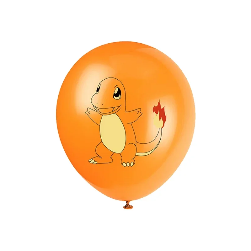 1/10 stuks Pokemon Latex Ballonnen Verjaardagsfeestartikelen Cartoon Pikachu Ballon Kinderfeestdecoratie