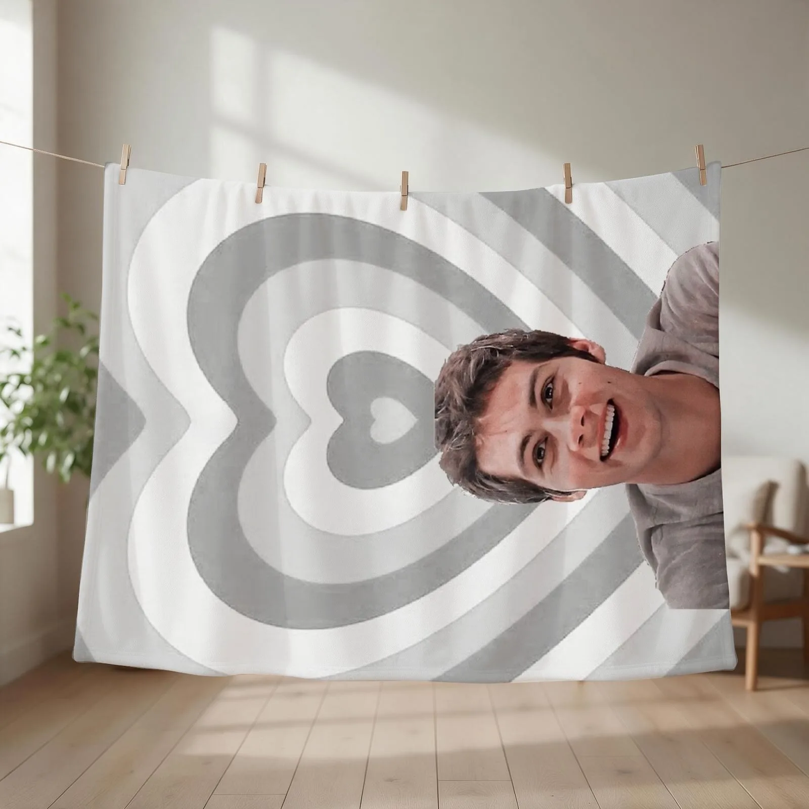 dylan o’brien Throw Blanket couch cozy soft plush fuzzy picnic outdoor blanket