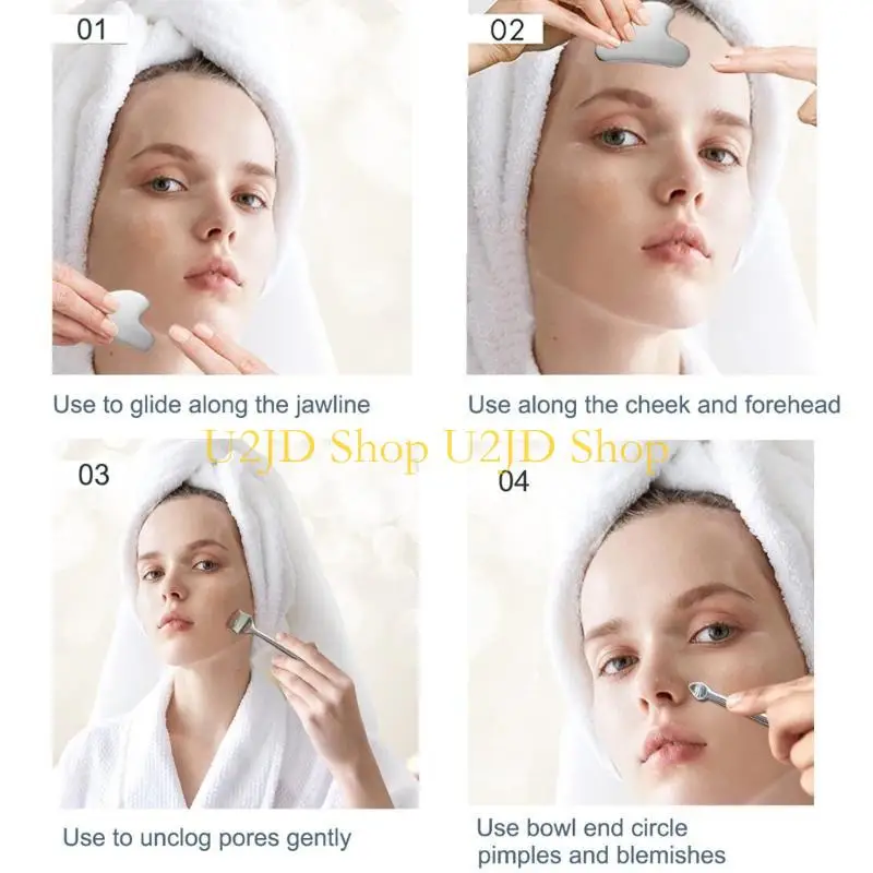 U2JD Blackhead Remover voor NES BACKOOD EXTRACTIES Gereedschap Puistje Squeezer Tool