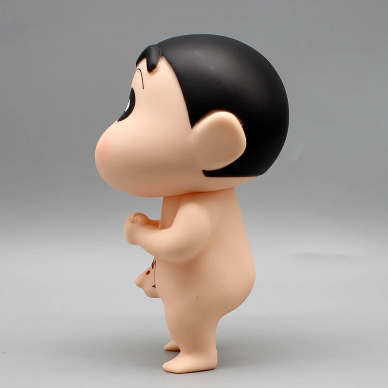 Crayon Shin-Chan Anime Figure Kid Shin-Chan Nude Bathe Action Figurine Statua in PVC Modello Bambola Ornamenti da scrivania Collezione Giocattolo Regalo